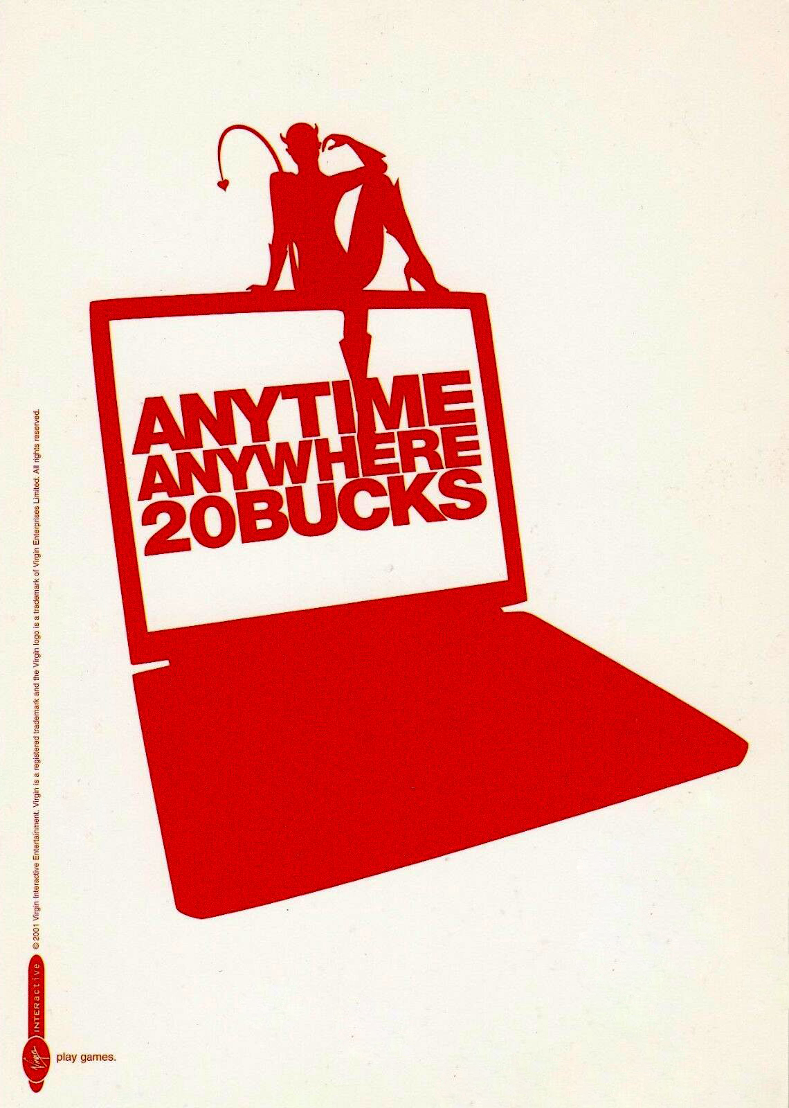Anytime anywhere postcard